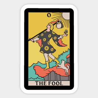 The Fool Tarot Card - Witchy Magic Sticker